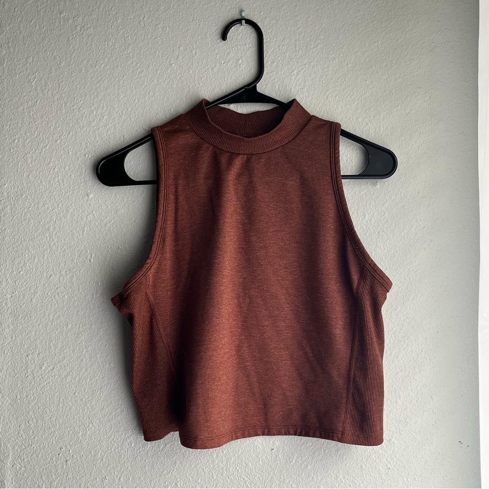 Brown Sleeveless Women's Top